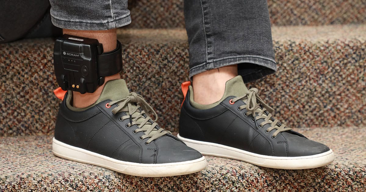 work with ankle monitor